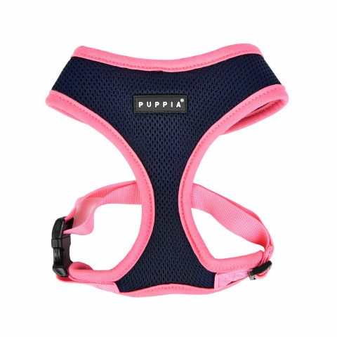 

Шлейка для собак Puppia Soft II XL, полиэстер, сине-розовая, Разноцветный, Soft II