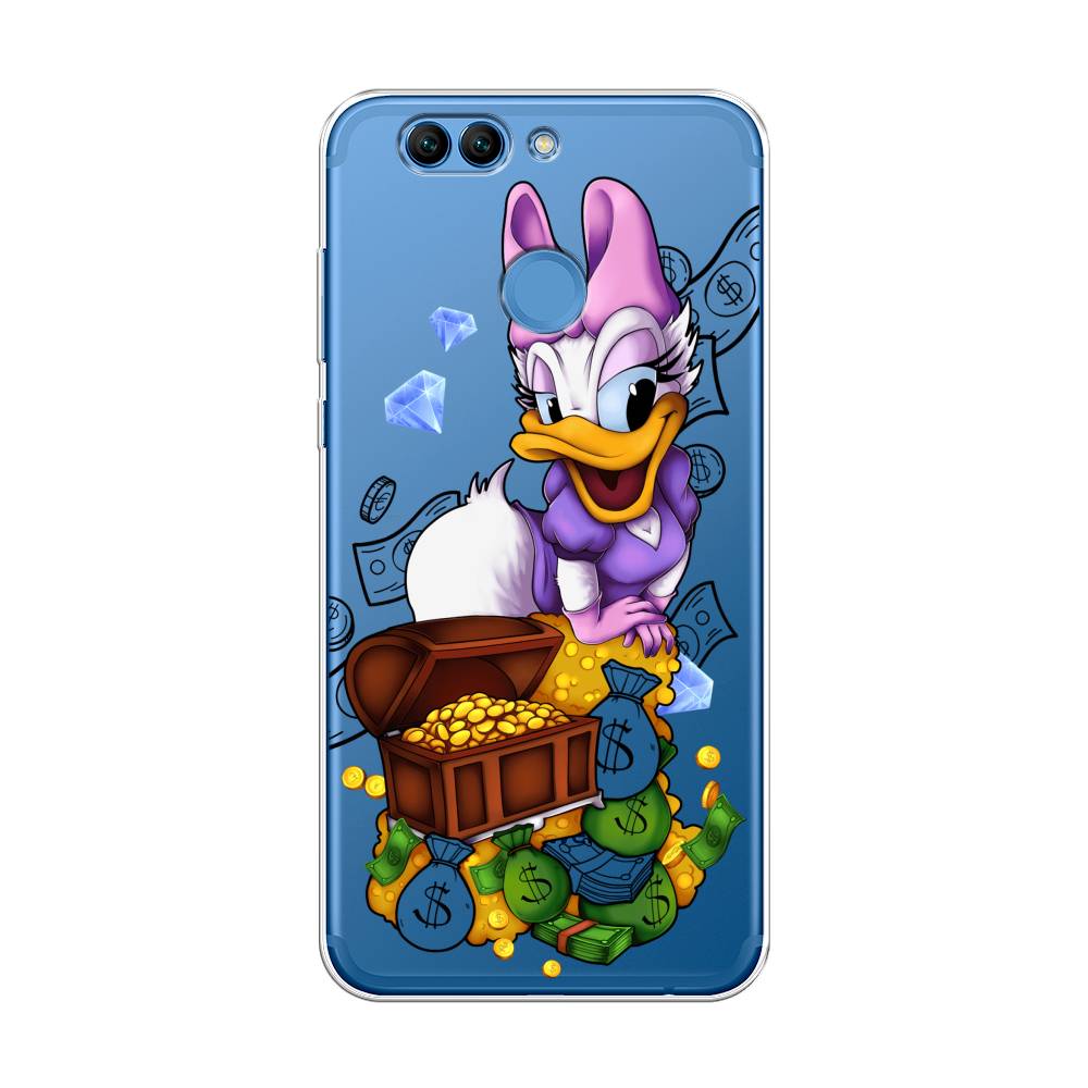 

Чехол на Huawei Nova 2 Plus "Rich Daisy Duck", Коричневый;белый;фиолетовый, 63050-6
