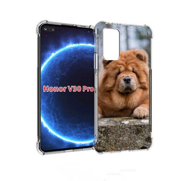 

Чехол бампер MyPads чау чау для Honor V30 Pro, Прозрачный, Tocco