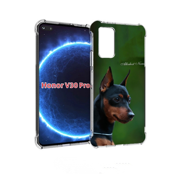 

Чехол бампер MyPads цвергпинчер черпинчер для Honor V30 P, Прозрачный, Tocco