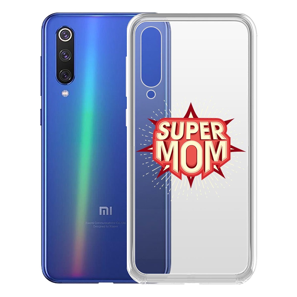 

Чехол-накладка Krutoff Clear Case Супер Мама для Xiaomi Mi 9