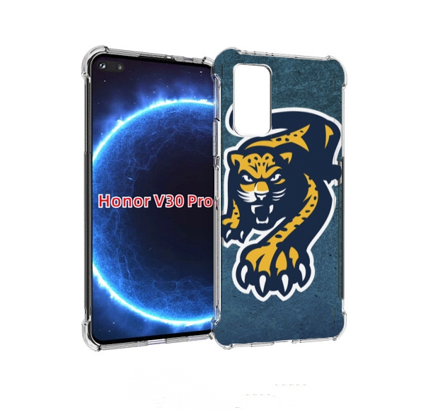 

Чехол бампер MyPads хк сочи хоккеи для Honor V30 Pro, Прозрачный, Tocco