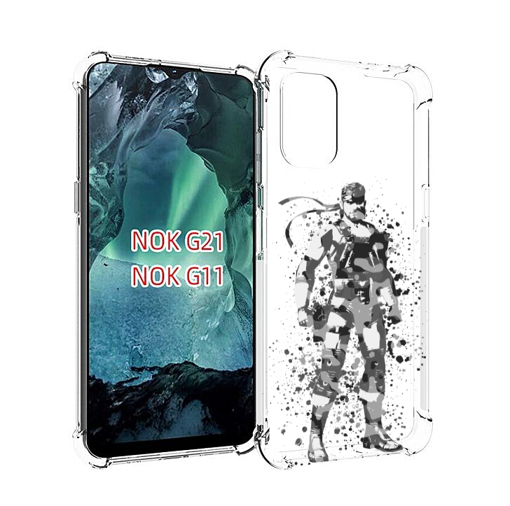 

Чехол Mypads Metal Gear Solid Snakes Для Nokia G11/G21, Прозрачный, Tocco