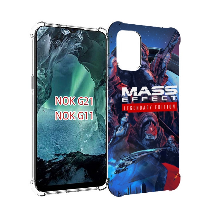 

Чехол Mypads Mass Effect Legendary Edition Для Nokia G11/G21, Прозрачный, Tocco