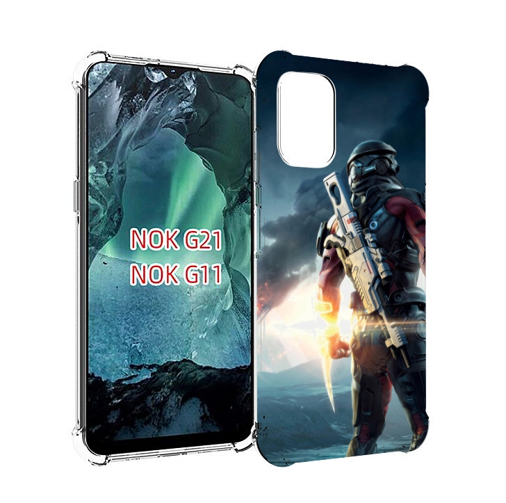 

Чехол Mypads Mass Effect Andromeda Ryder Для Nokia G11/G21, Прозрачный, Tocco