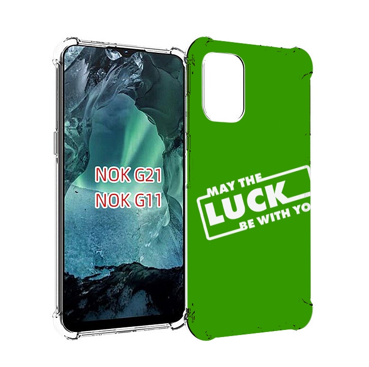 

Чехол Mypads Luck Green Для Nokia G11/G21, Прозрачный, Tocco