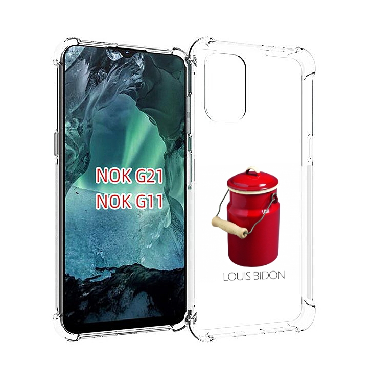 

Чехол Mypads Louis-Bidon Для Nokia G11/G21, Прозрачный, Tocco