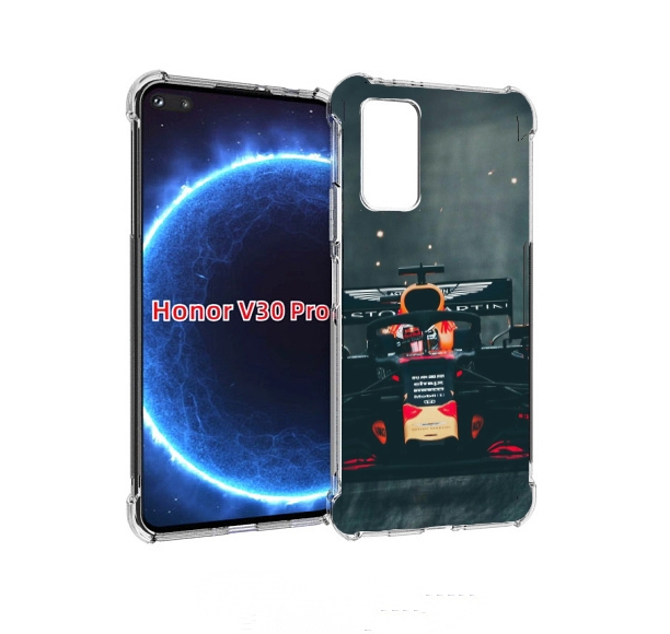 

Чехол бампер MyPads формула 1 астон мартин для Honor V30, Прозрачный, Tocco