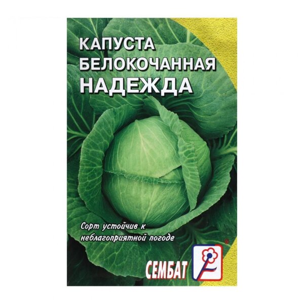 Семена капуста белокочанная Семена для Сибири Надежда 1 уп.