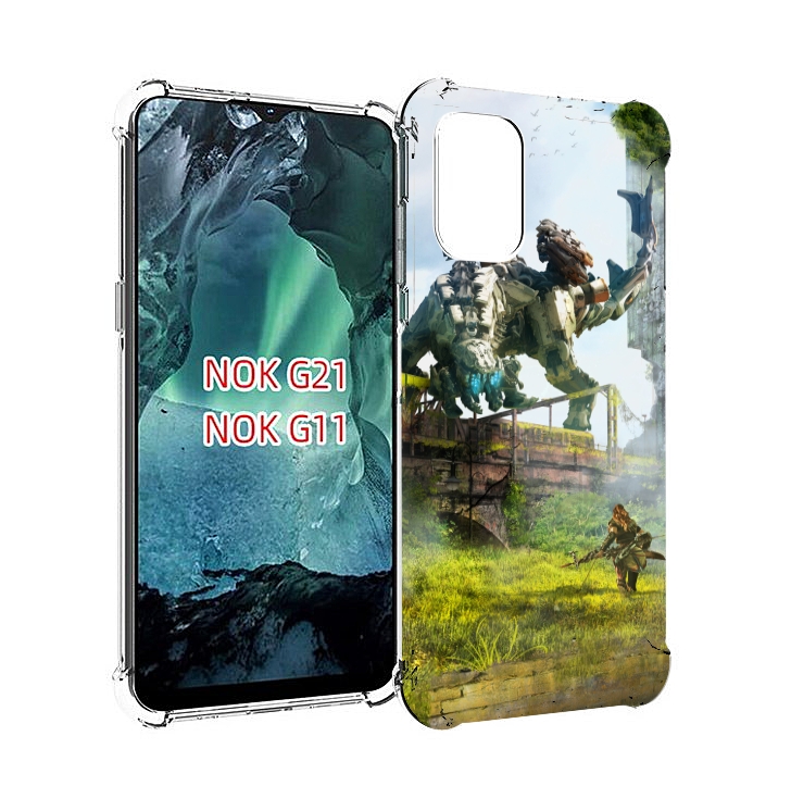 

Чехол MyPads Horizon Zero Dawn для Nokia G11 / G21, Прозрачный, Tocco
