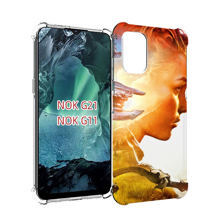 

Чехол Mypads Horizon Zero Dawn Art Для Nokia G11/G21, Прозрачный, Tocco