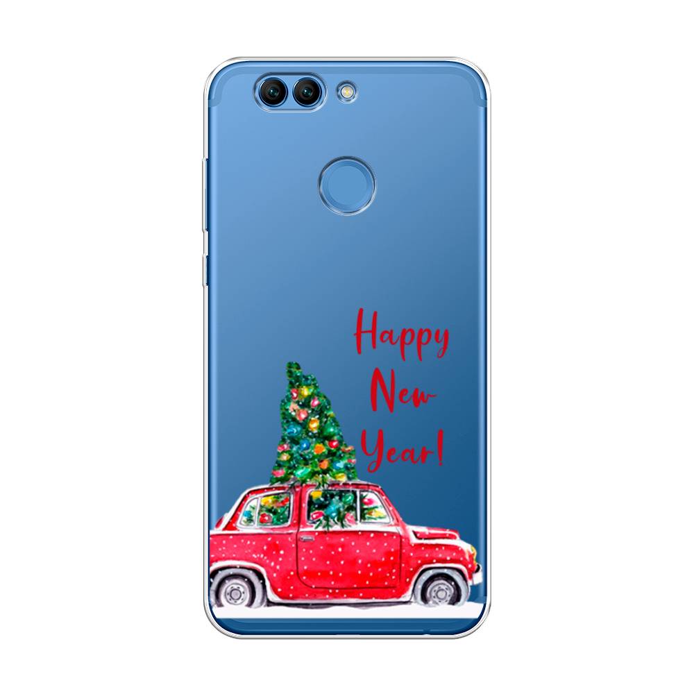 

Чехол на Huawei Nova 2 Plus "Happy New Year", Красный;зеленый, 63050-5