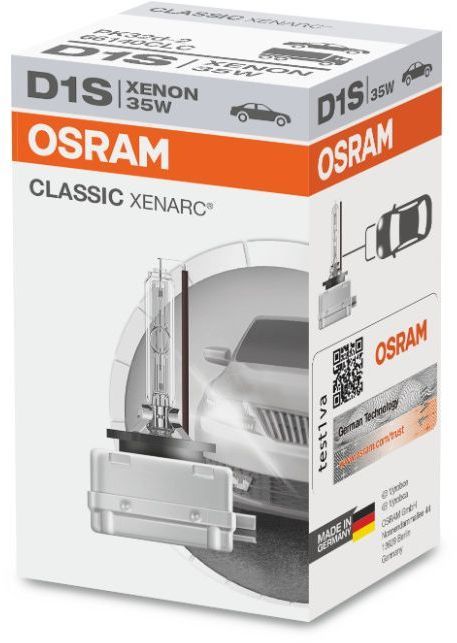 фото Ксеноновая лампа osram d1s 35w xenarc classic 1шт 66140clc