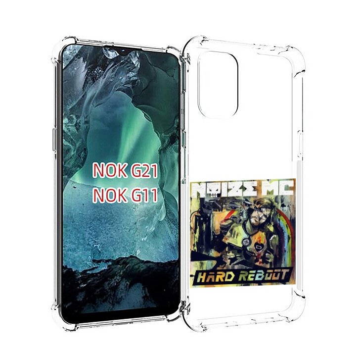

Чехол Mypads Hard Reboot Noize Mc Для Nokia G11/G21, Прозрачный, Tocco