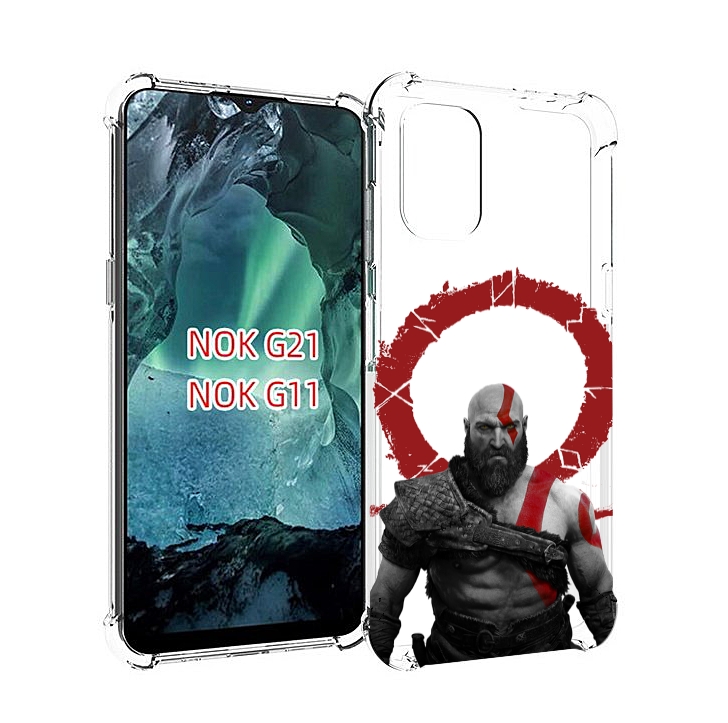 

Чехол Mypads God-Of-War Для Nokia G11/G21, Прозрачный, Tocco