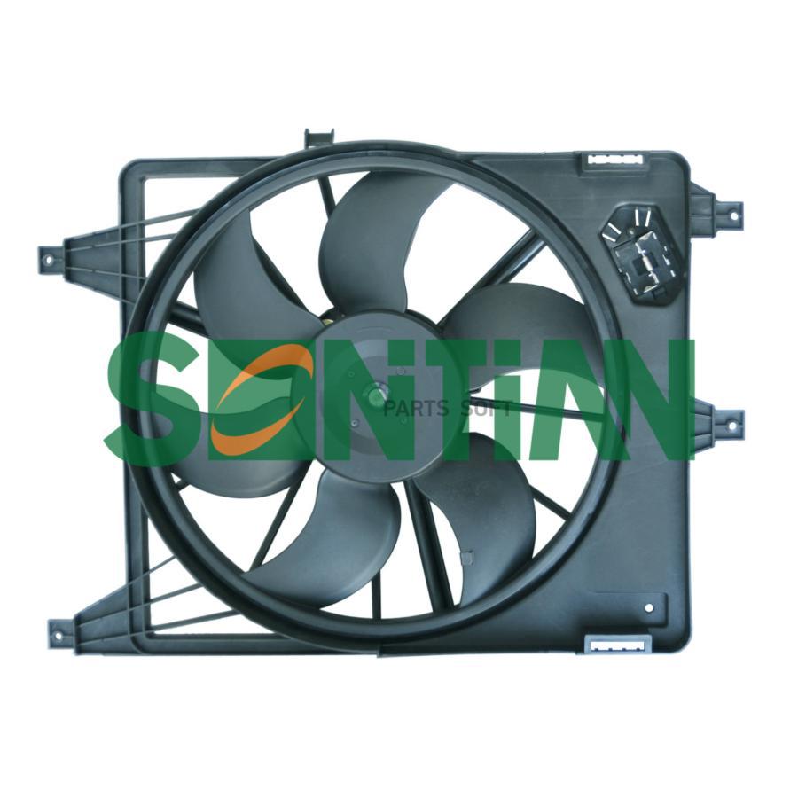 SONTIAN 'ZD168273 Крыльчатка с эл.мотором RENAULT Clio II 1.0i / 1.2i / 1.4i / 1.6i / 1.9d