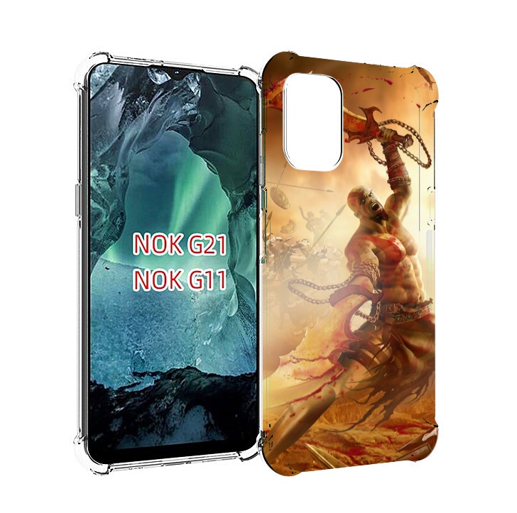 

Чехол Mypads God Of War Iii Для Nokia G11/G21, Прозрачный, Tocco