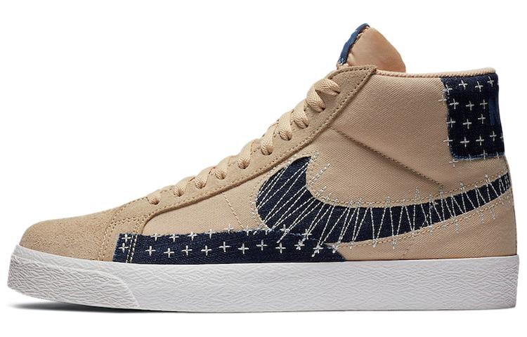 

Кеды унисекс Nike Blazer SB Sashiko бежевые 46 EU, Бежевый, Blazer SB Sashiko