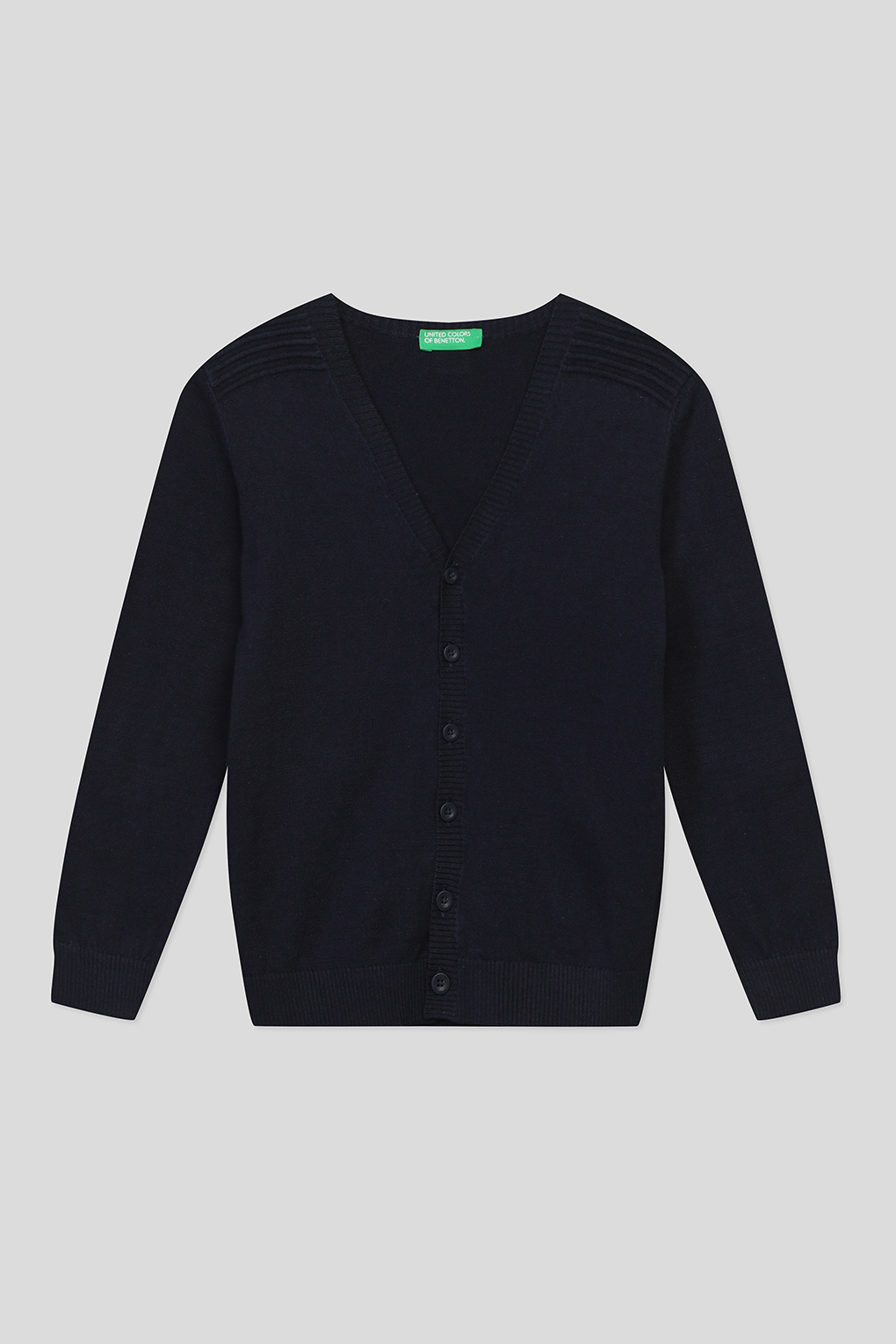 

Кардиган Benetton 11AZC600C, темно-синий, KL, 11AZC600C
