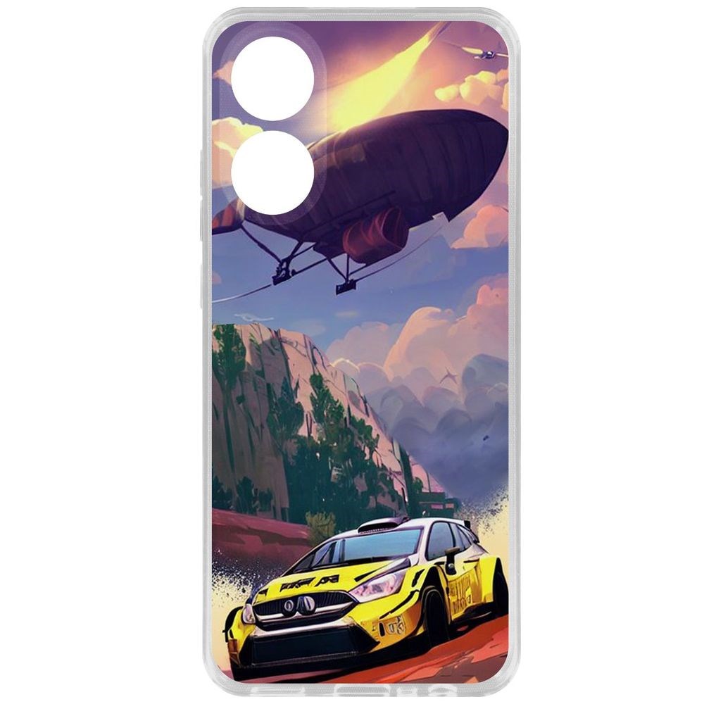 

Чехол-накладка Krutoff Clear Case Гонка для Oppo A78 4G, Прозрачный