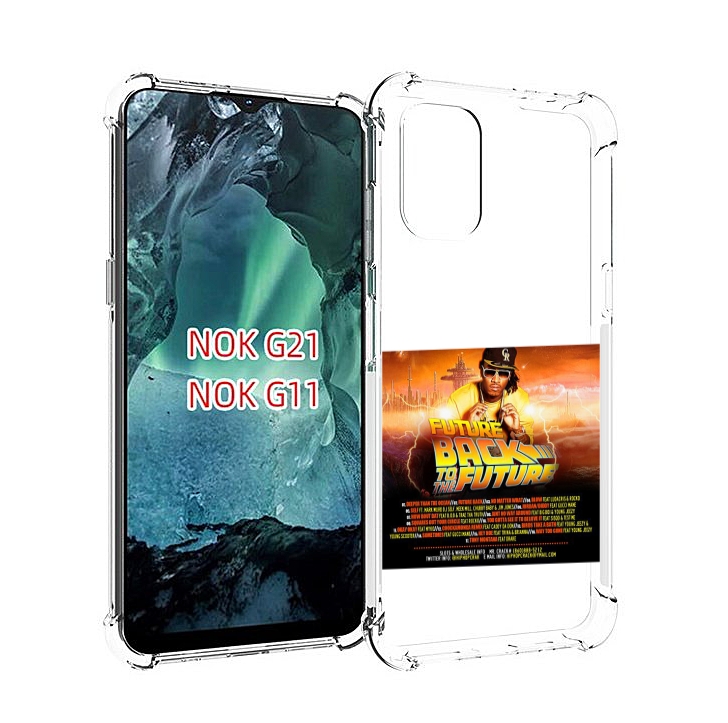 

Чехол MyPads Future - Back To The Future для Nokia G11 / G21, Прозрачный, Tocco