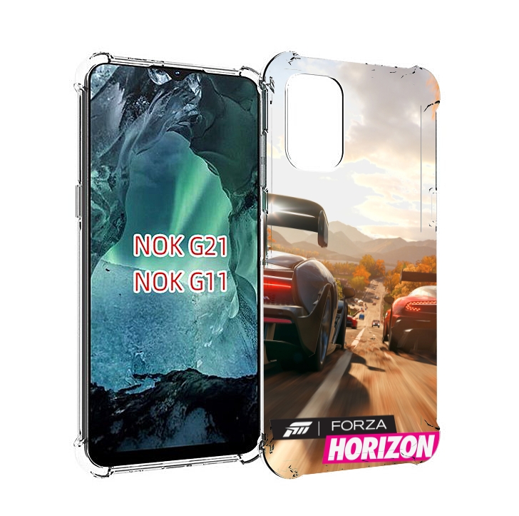 

Чехол Mypads Forza Horizon Для Nokia G11/G21, Прозрачный, Tocco