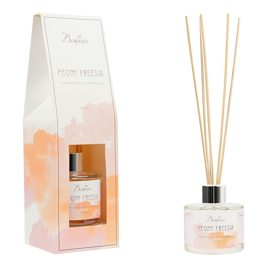 Аромадиффузор Вещицы Peony freesia цветочный 100 мл 847₽