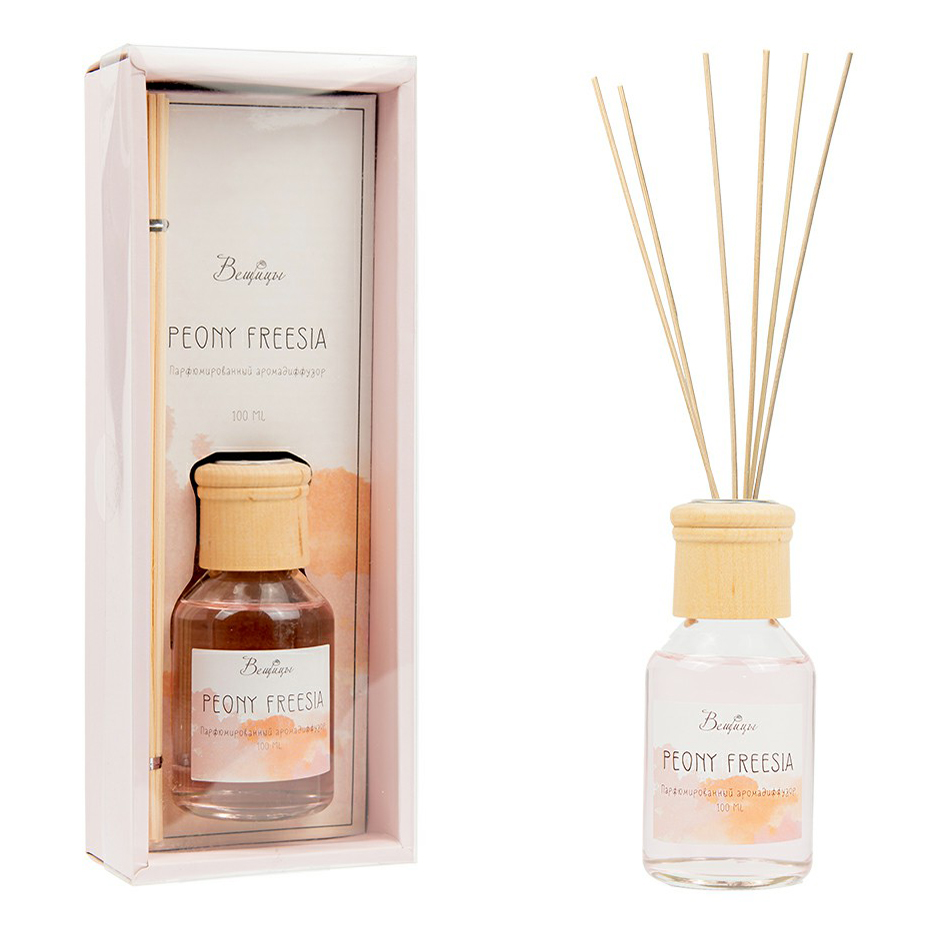 Аромадиффузор Вещицы Peony freesia цветочный 100 мл