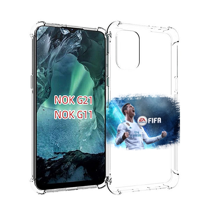 

Чехол Mypads Fifa Логотип Для Nokia G11/G21, Прозрачный, Tocco