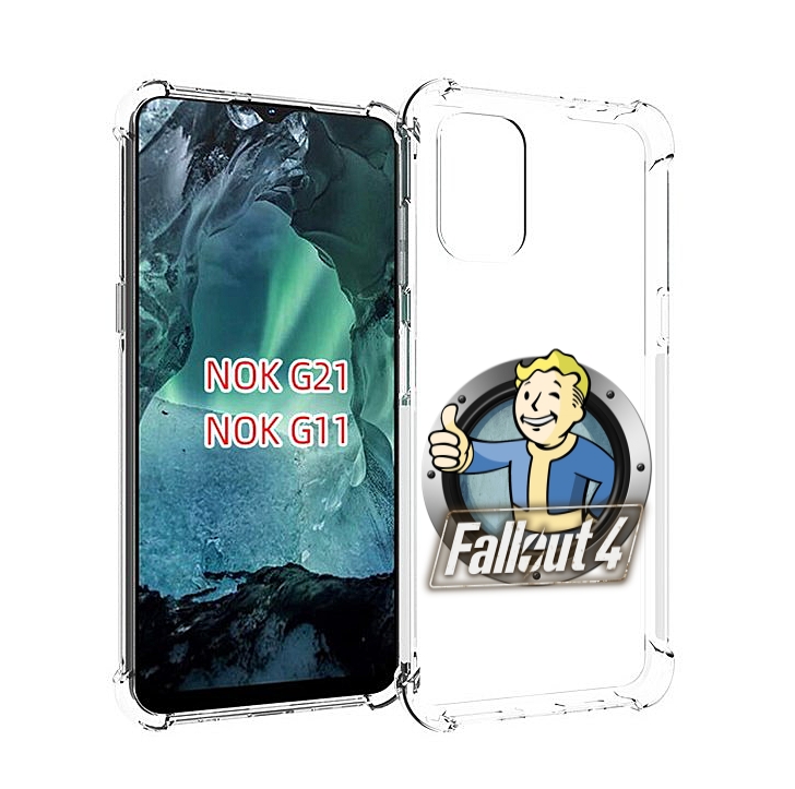 

Чехол Mypads Fallout-4 Для Nokia G11/G21, Прозрачный, Tocco