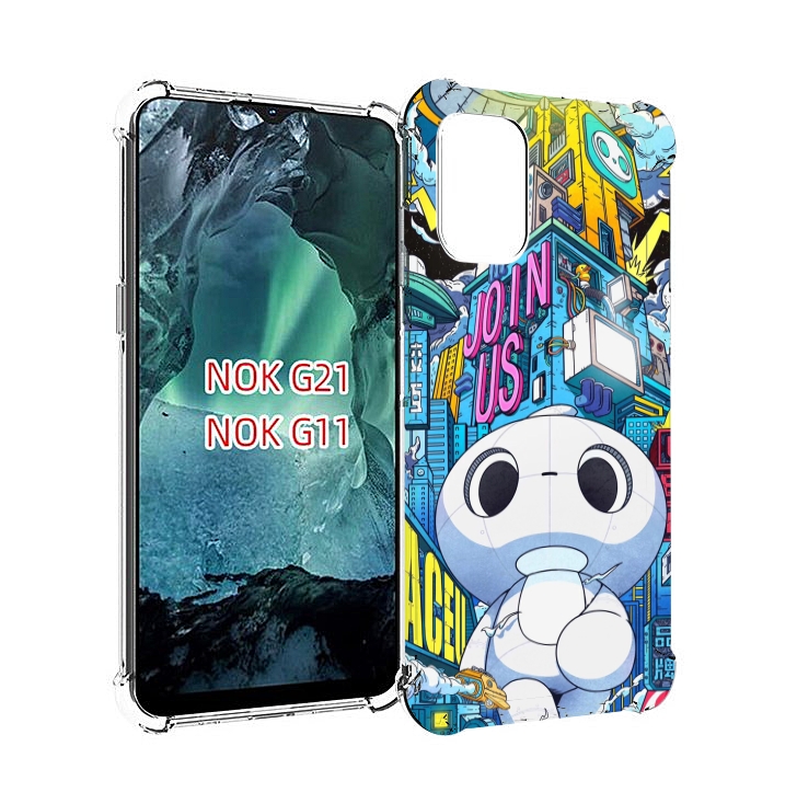 

Чехол Mypads Faceu Для Nokia G11/G21, Прозрачный, Tocco