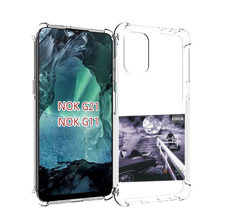 

Чехол Mypads Eminem The Slim Shady Lp Для Nokia G11/G21, Прозрачный, Tocco