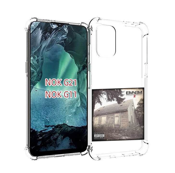 

Чехол Mypads Eminem The Marshall Mathers Lp 2 Для Nokia G11/G21, Прозрачный, Tocco