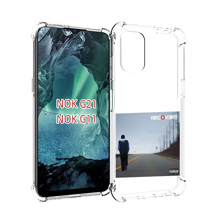 

Чехол Mypads Eminem Recovery Для Nokia G11/G21, Прозрачный, Tocco
