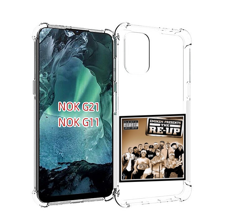 

Чехол Mypads Eminem Presents, The Re-Up Для Nokia G11/G21, Прозрачный, Tocco