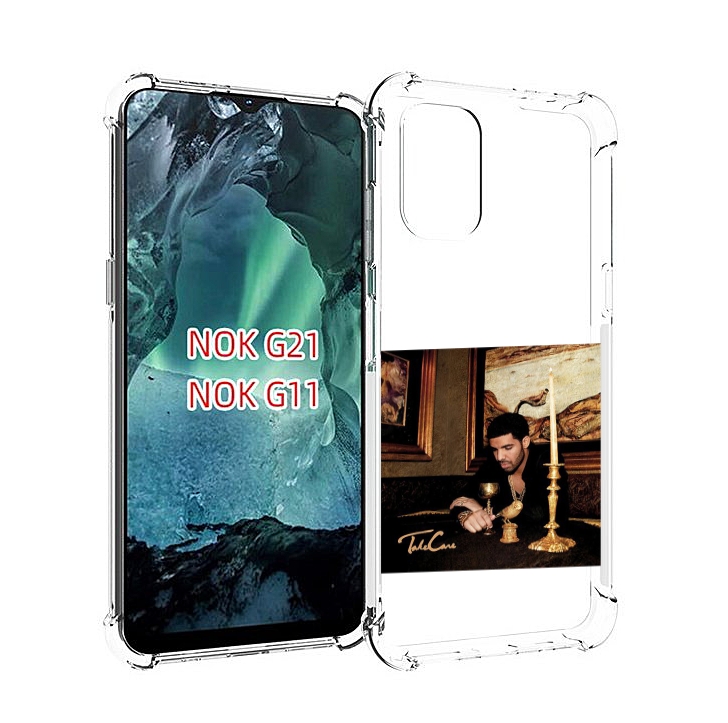 

Чехол MyPads Drake - Take Care для Nokia G11 / G21, Прозрачный, Tocco