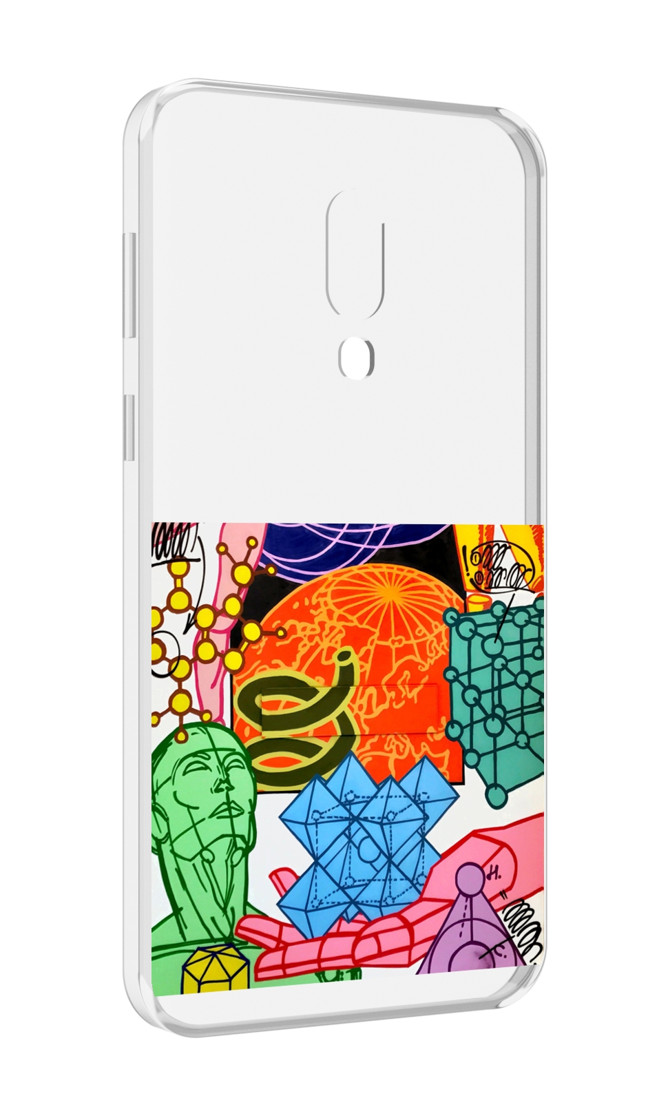 

Чехол MyPads физика-химия для Meizu 16 Plus / 16th Plus, Прозрачный, Tocco