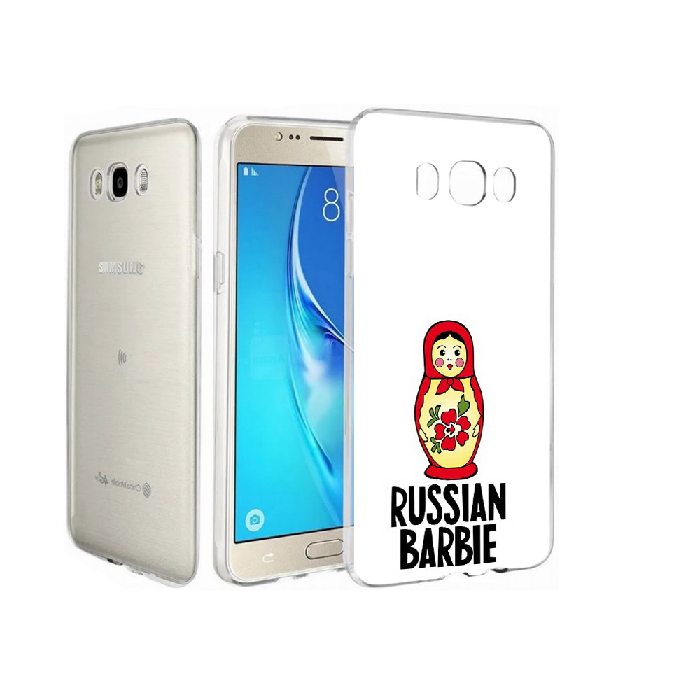 

Чехол MyPads Tocco для Samsung Galaxy J7 матрешка, Прозрачный, Tocco