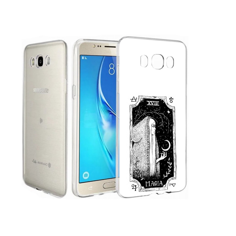 

Чехол MyPads Tocco для Samsung Galaxy J7 лунная магия, Прозрачный, Tocco