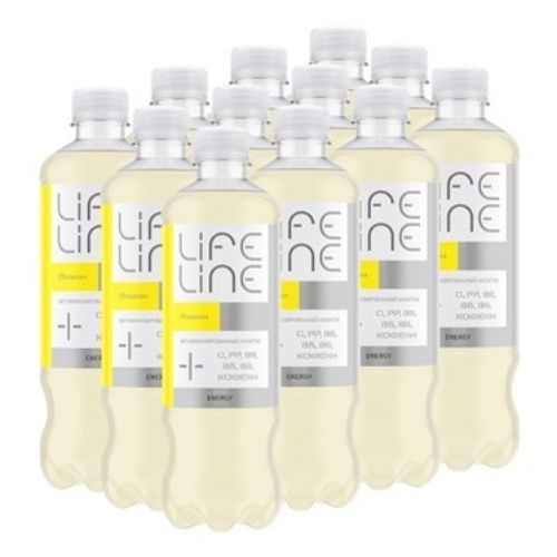 Напиток витаминный Lifeline лимон 500 мл х 12 шт