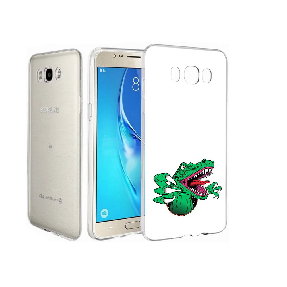 

Чехол MyPads Tocco для Samsung Galaxy J7 крокодил, Прозрачный, Tocco