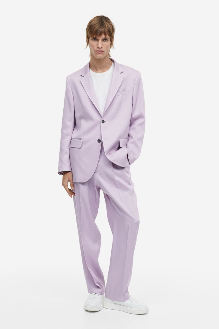 

Брюки мужские H&M 1125480002 фиолетовые 50 RU (доставка из-за рубежа), 1125480002