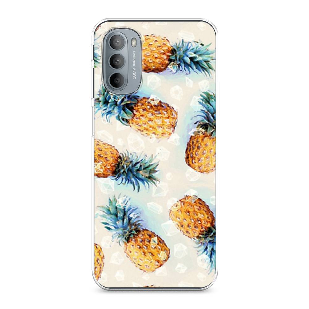 

Чехол Awog на Motorola Moto G31/G41 "Ананасы", Разноцветный, 241850-3