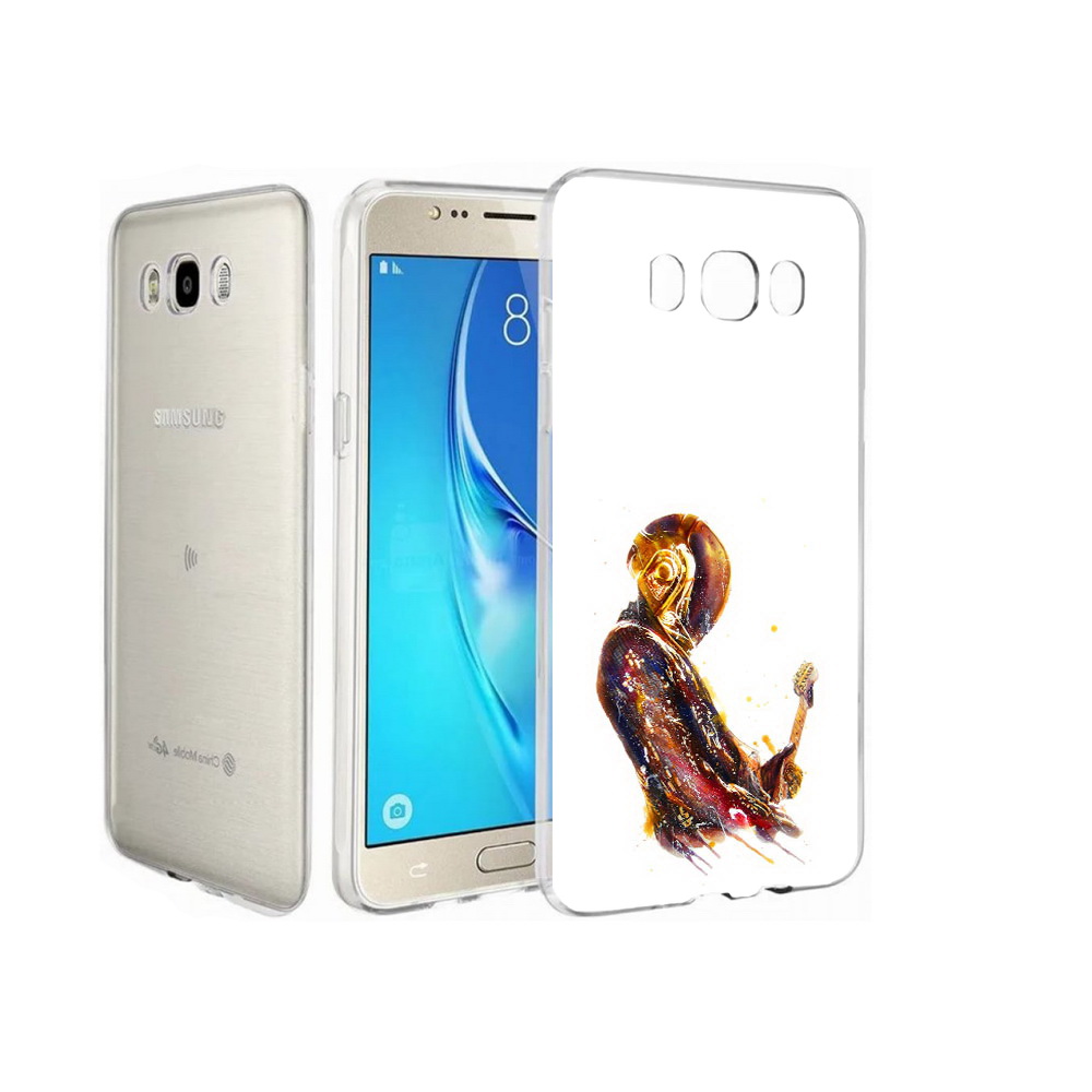 

Чехол MyPads Tocco для Samsung Galaxy J7 космо-музыкант, Прозрачный, Tocco