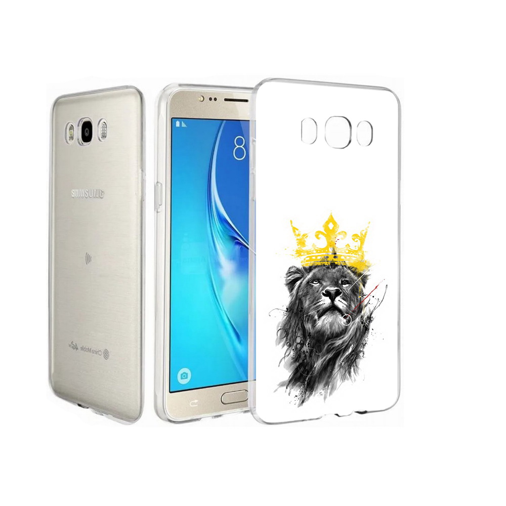 

Чехол MyPads Tocco для Samsung Galaxy J7 король-лев, Прозрачный, Tocco