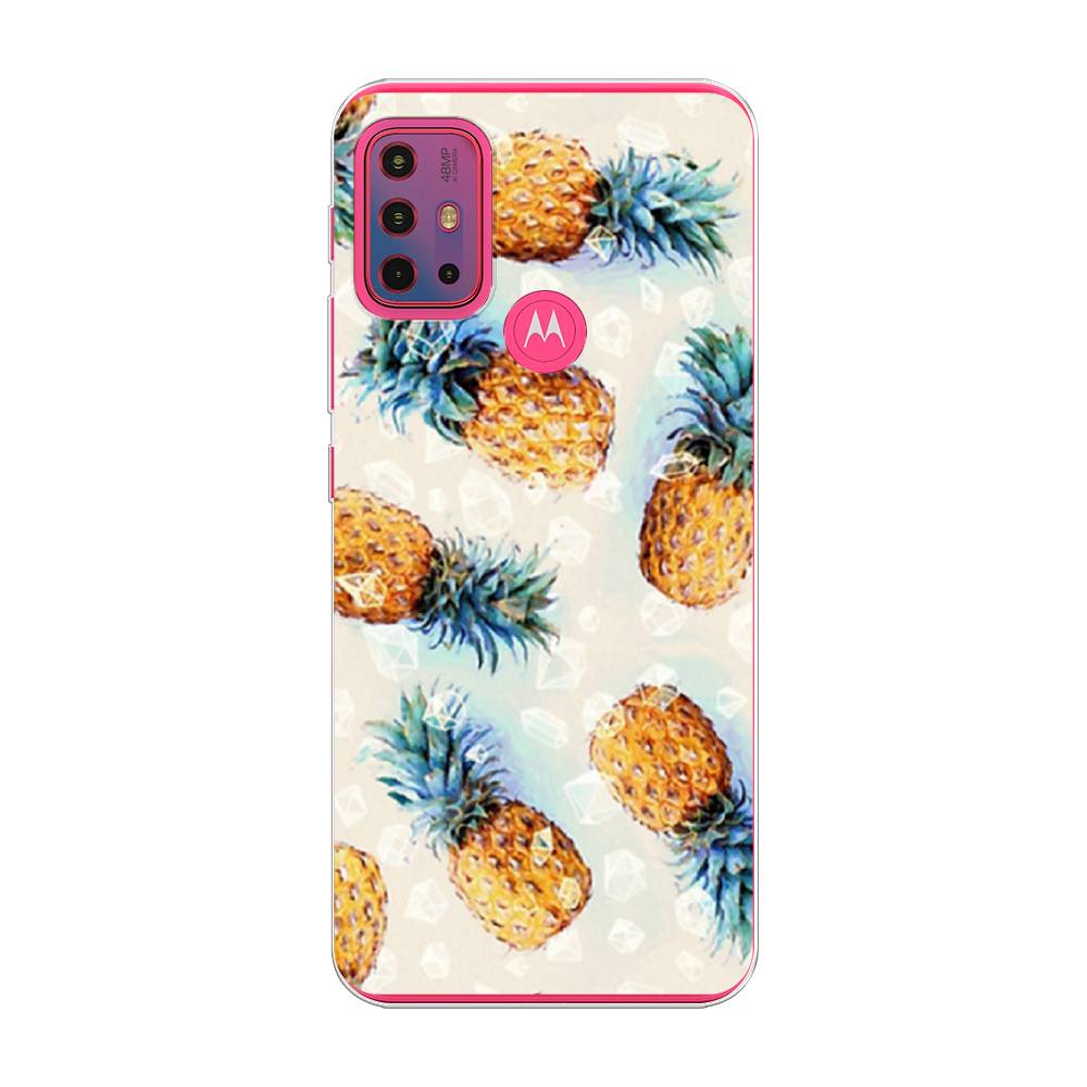 

Чехол Awog на Lenovo K13 Note/Motorola Moto G10/G20/G30 "Ананасы", Разноцветный, 242250-3