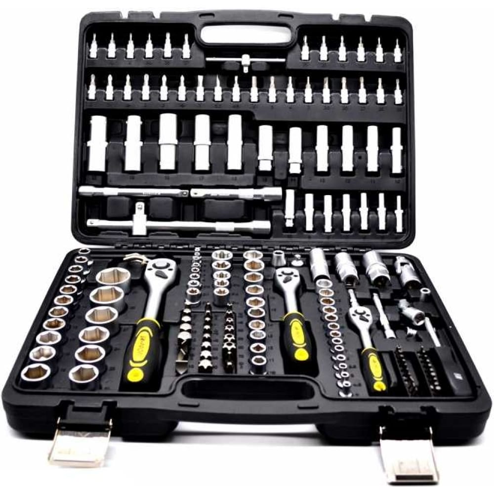 

БМ Набор инструмента (1/2'' DR 3/8" DR 1/4'' DR CrV 171 предмета) 9700171