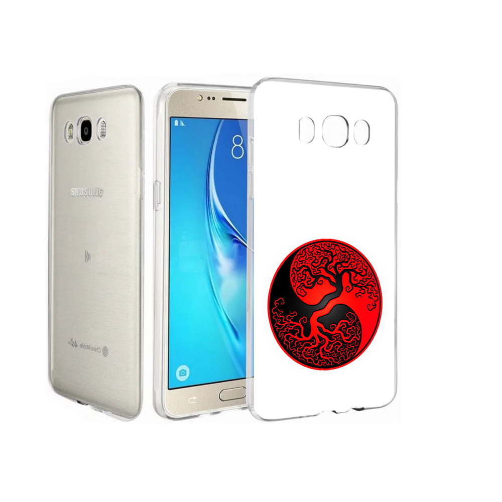 

Чехол MyPads Tocco для Samsung Galaxy J7 инь янь дерево, Прозрачный, Tocco