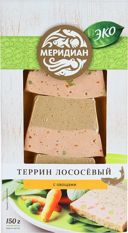 

Террин Меридиан лососевый с овощами 150 г