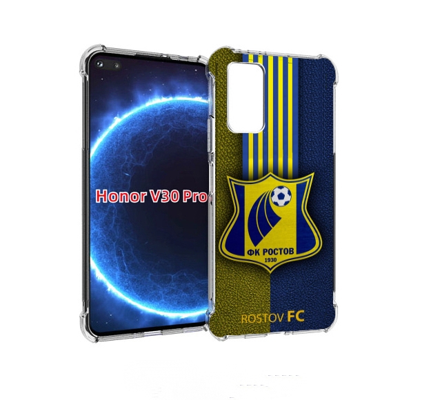 

Чехол бампер MyPads фк ростов мужской для Honor V30 Pro, Прозрачный, Tocco